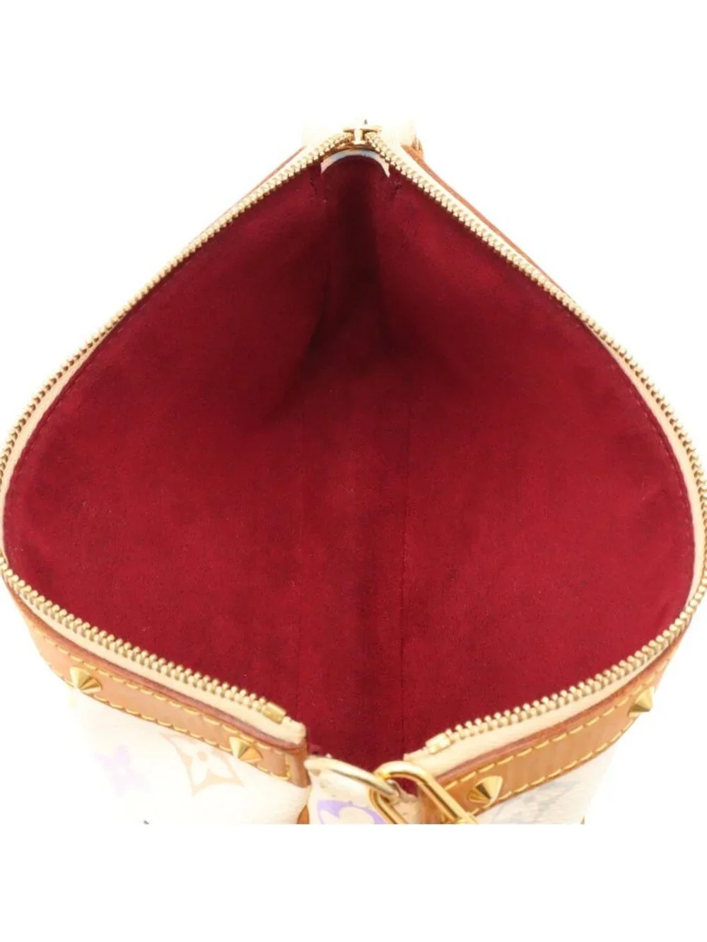 Louis Vuitton Monogram Multicolor Pochette Accessoires Pouch Party Blanc White